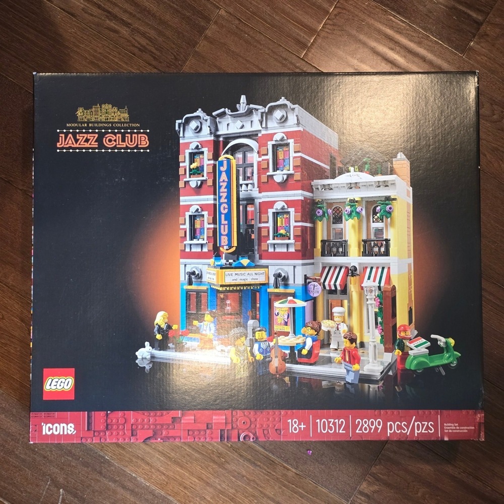 LEGO Icons Jazz Club 10312 Modular Buildings Collection Adult Building Set 2899p